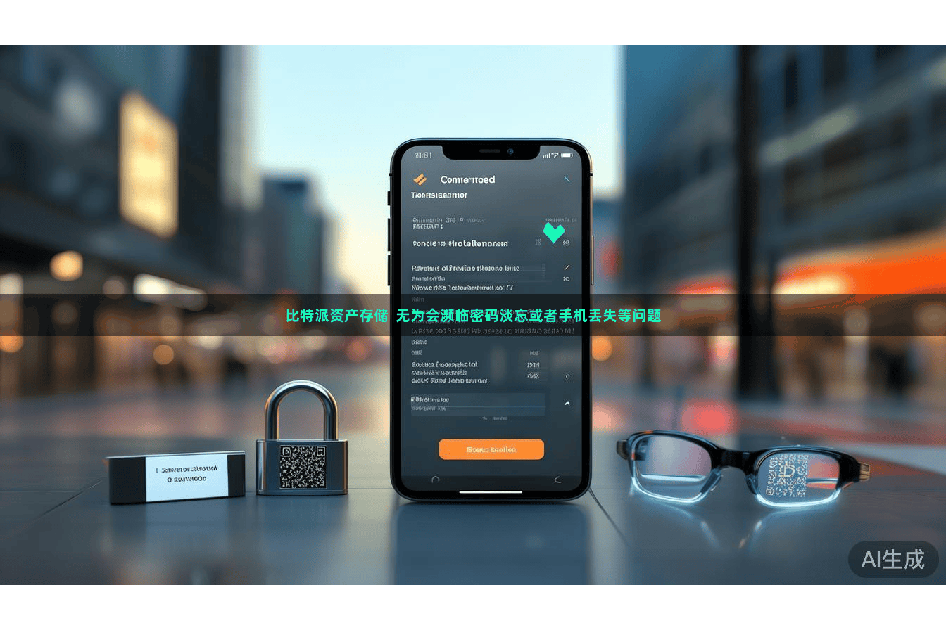 比特派资产存储  无为会濒临密码淡忘或者手机丢失等问题